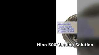 Hino 500 Fan Clutch 16250 E0070 J08E Κινητήρας