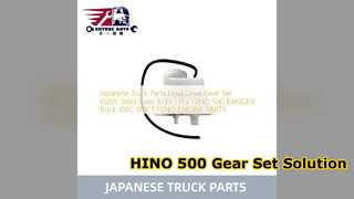 Σετ ταχυτήτων HINO 500 Final Drive Gear 41201 3860 8 39 Ratio