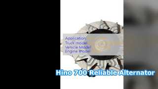 Αντικατάσταση εναλλάκτη Hino 700 E13C 24V 60A