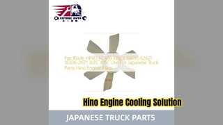 Ανθεκτικά ανταλλακτικά φορτηγού Hino FC500 Fan Blade S1630 62671