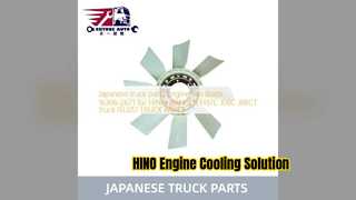 HINO J08C Λάμα ανεμιστήρα κινητήρα 16306 2671 Αντικατάσταση