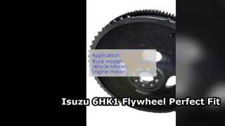 Ανταλλακτικό φορτηγού βαρέως τύπου Isuzu 6HK1 Flywheel Assy 8980563550