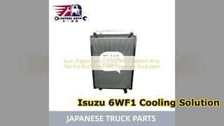 Isuzu 6WF1 Radiator Assy 1214109000 Premium ανταλλακτικά φορτηγών