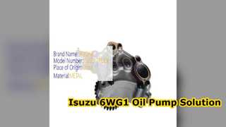 Αντλία λαδιού Isuzu 6WG1 8974318770 για εκσκαφείς ZX460 ZX450