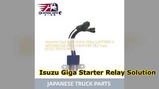 Isuzu Giga Starter Relay 1811710870 Αξιόπιστα ανταλλακτικά φορτηγού