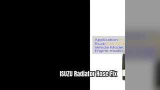ISUZU FVR 6HK1 Σωλήνας ψυγείου 8980509241