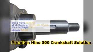 Αντικατάσταση στροφαλοφόρου άξονα Hino 300 W04D N04C υψηλής ποιότητας