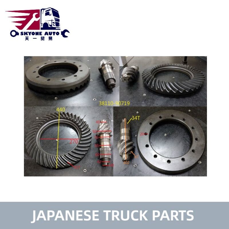 Ιαπωνικά εξαρτήματα φορτηγών Crown pinion 6/41 38110-90719 για UD TRUCK CONDOR RF8 38110-90719